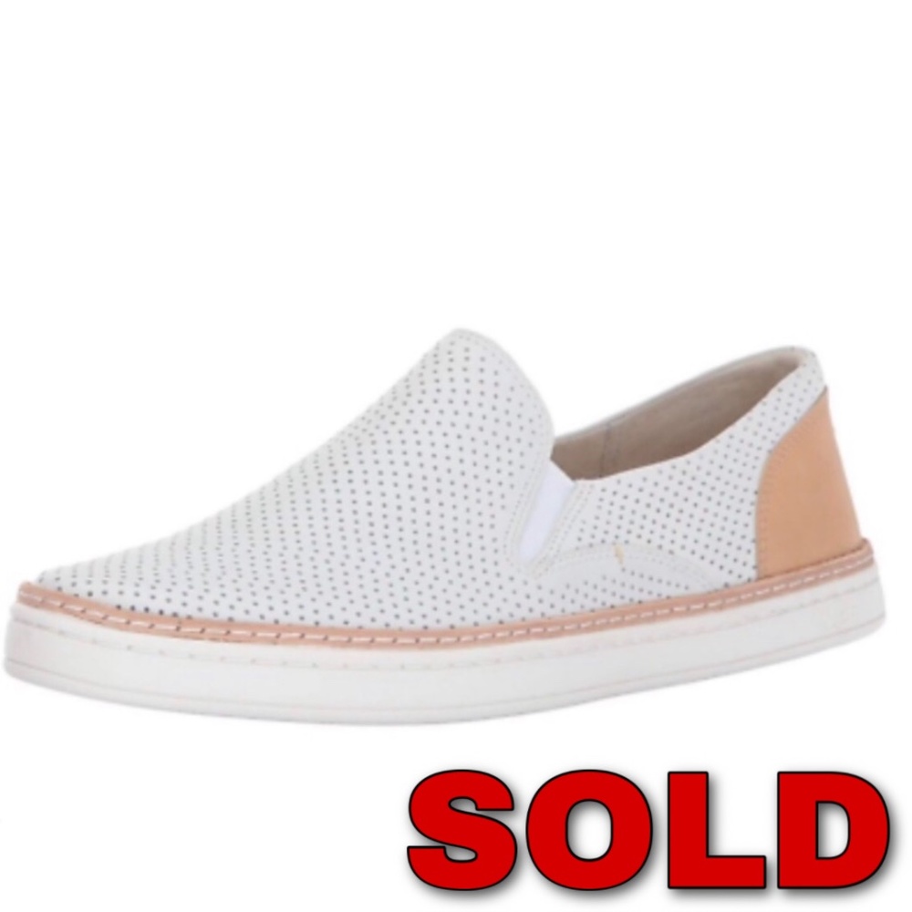Ugg perforated leather sneakers